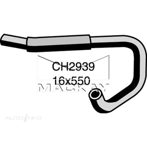 Heater Hose  - MITSUBISHI PAJERO IO QA - 1.6L I4  PETROL - Manual & Auto, , scaau_hi-res