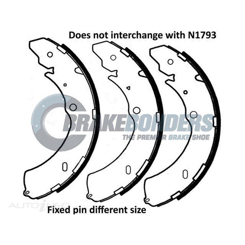 Brake Bonders Brake Shoes N1901 Supercheap Auto