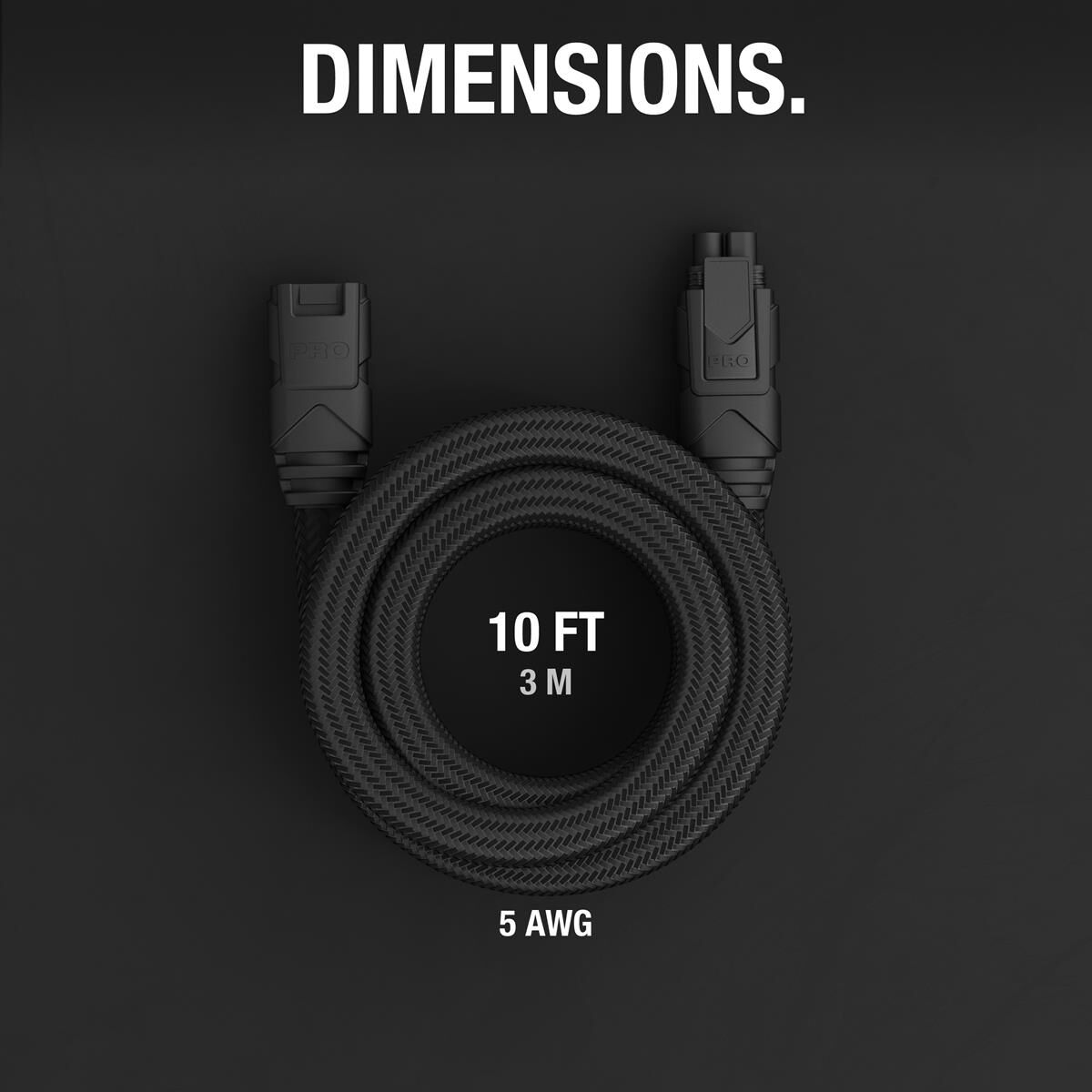 NOCO GENIUSPRO50 PRO 10 FOOT EXTENSION CABLE, , scaau_hi-res