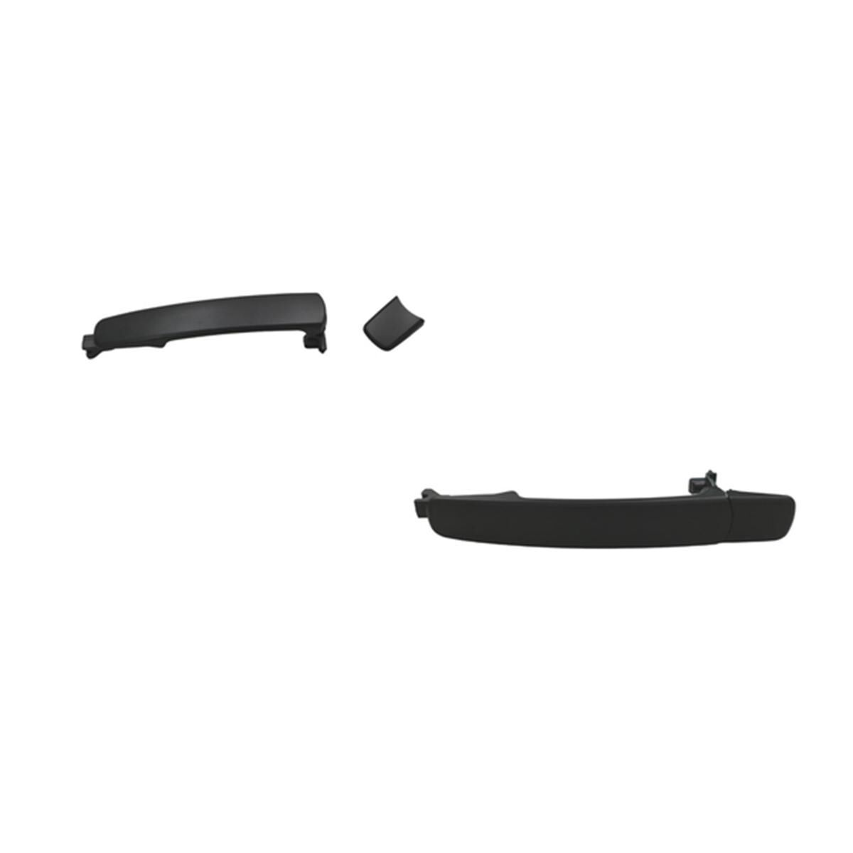 XTRAIL T31 (-RFID) 9/07-2/14 FRONT DOOR HANDLE (-KEY HOLE) BLACK OUTER (-KEYLESS ENTRY) (L), , scaau_hi-res