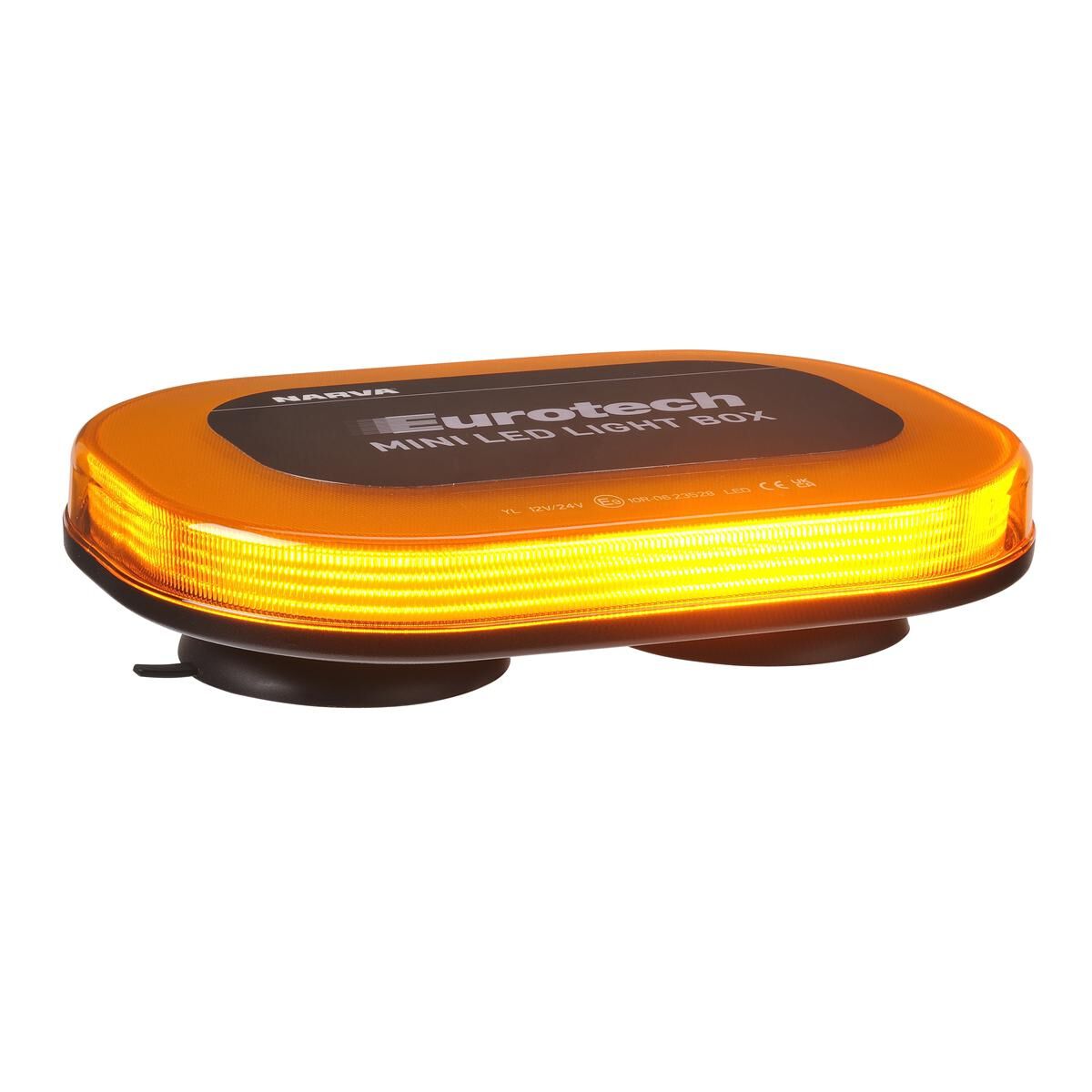 Narva 12-24 Volt Eurotech Mini LED Light Box (Amber, Magnetic Base), , scaau_hi-res