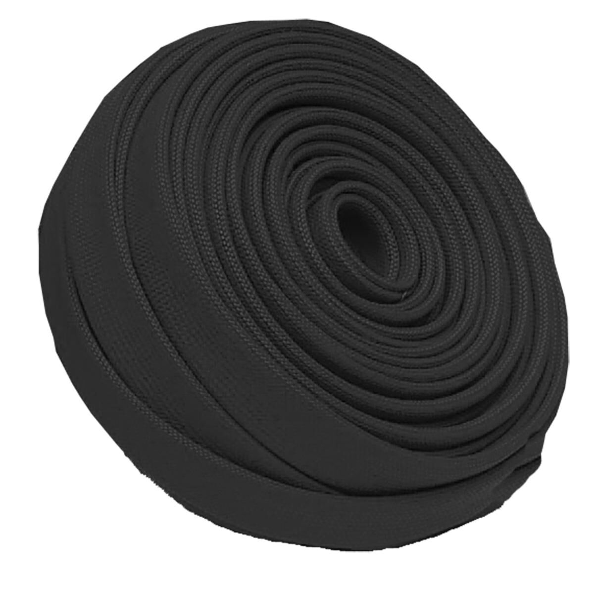 Coloured Sleeving Black 7.6mt roll, , scaau_hi-res