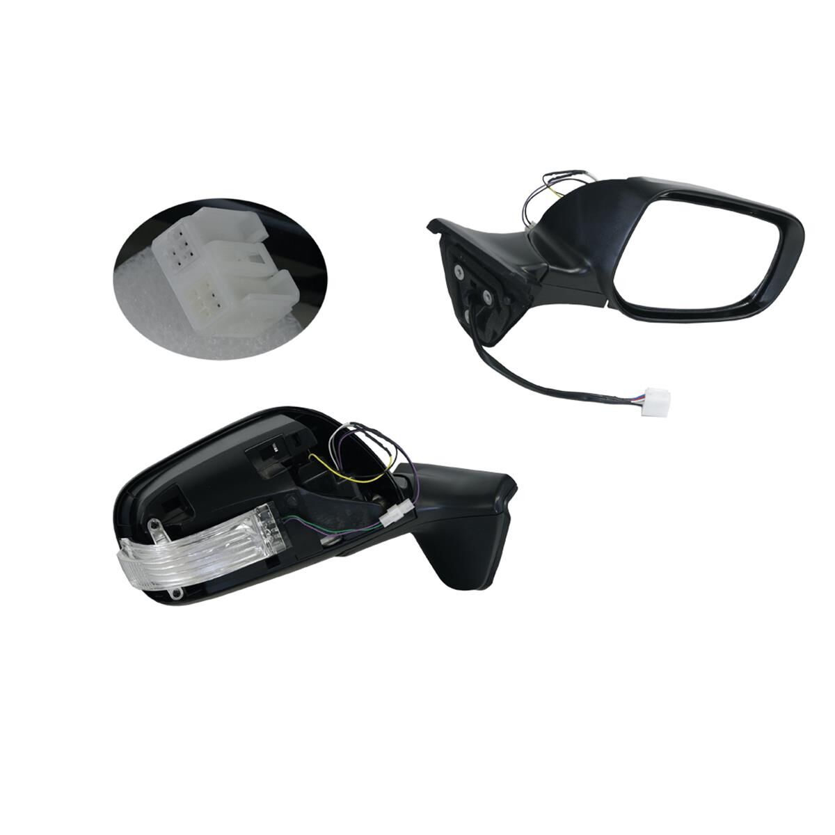 TOYOTA COROLLA  ZRE152 SERIES 2  10/2009 ~ 12/2012  ELECTRIC DOOR MIRROR  RIGHT HAND SIDE  COMES WITH THELED LIGHTANDFOLDING FUNCTION.  PLUGHAS7 PINS., , scaau_hi-res