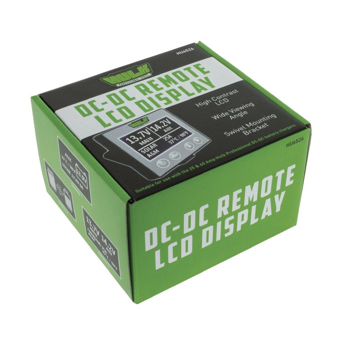 REMOTE LCD DISPLAY W/3.5m LEAD T/S DC-DC BATT CHARGER 25amp HU6525 FESSIONAL, , scaau_hi-res