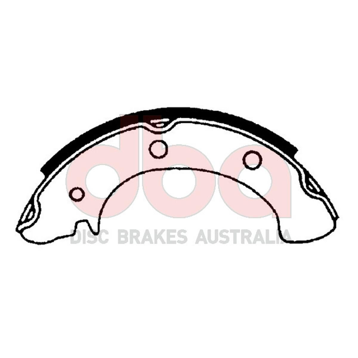 Street Series Brake Shoes [Subaru 1978-94 180mm], , scaau_hi-res