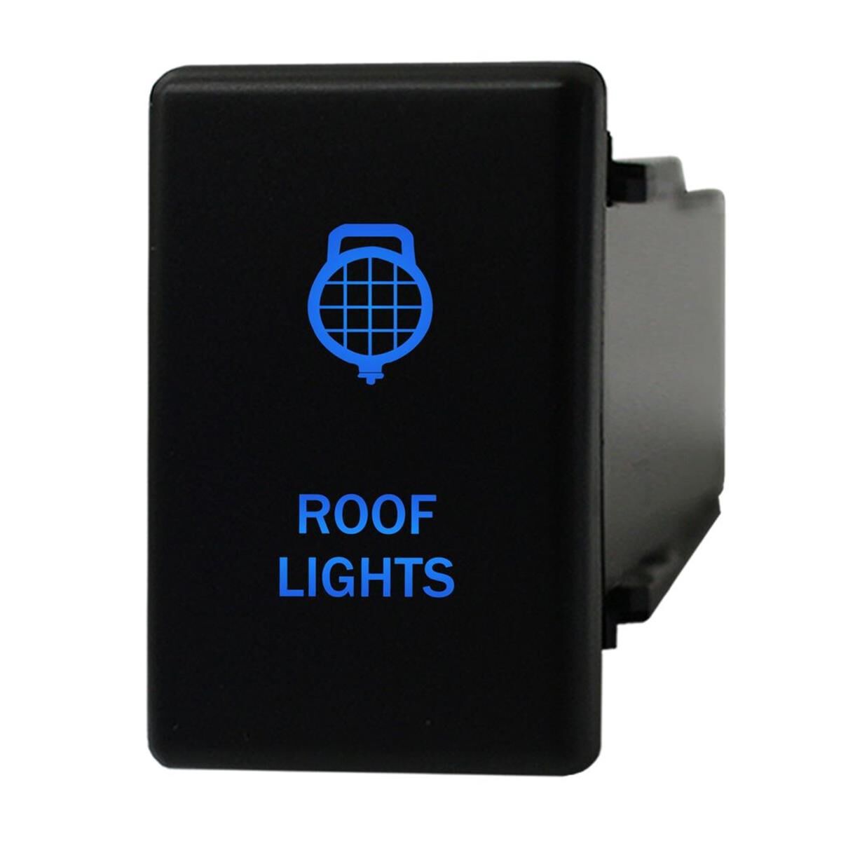 SWITCH PUSH BUTTON ON / OFF OE RPL 12V ROOF LIGHTS BLUE ILLUM D-MAX & COLORADO, , scaau_hi-res