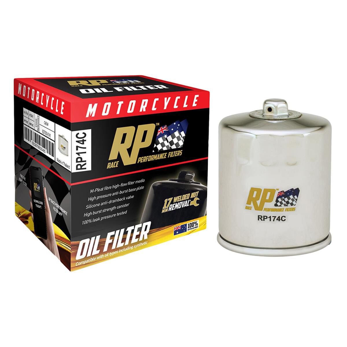 BIKE OIL FILTER RP174C, , scaau_hi-res