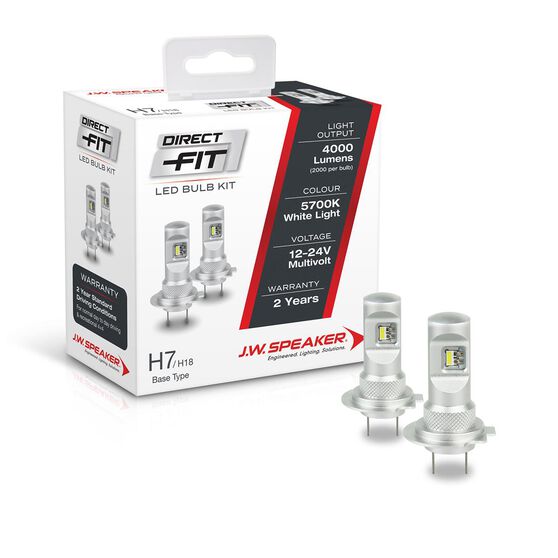 LED H7 Direct Fit Kit 12-24V 6000K, , scaau_hi-res