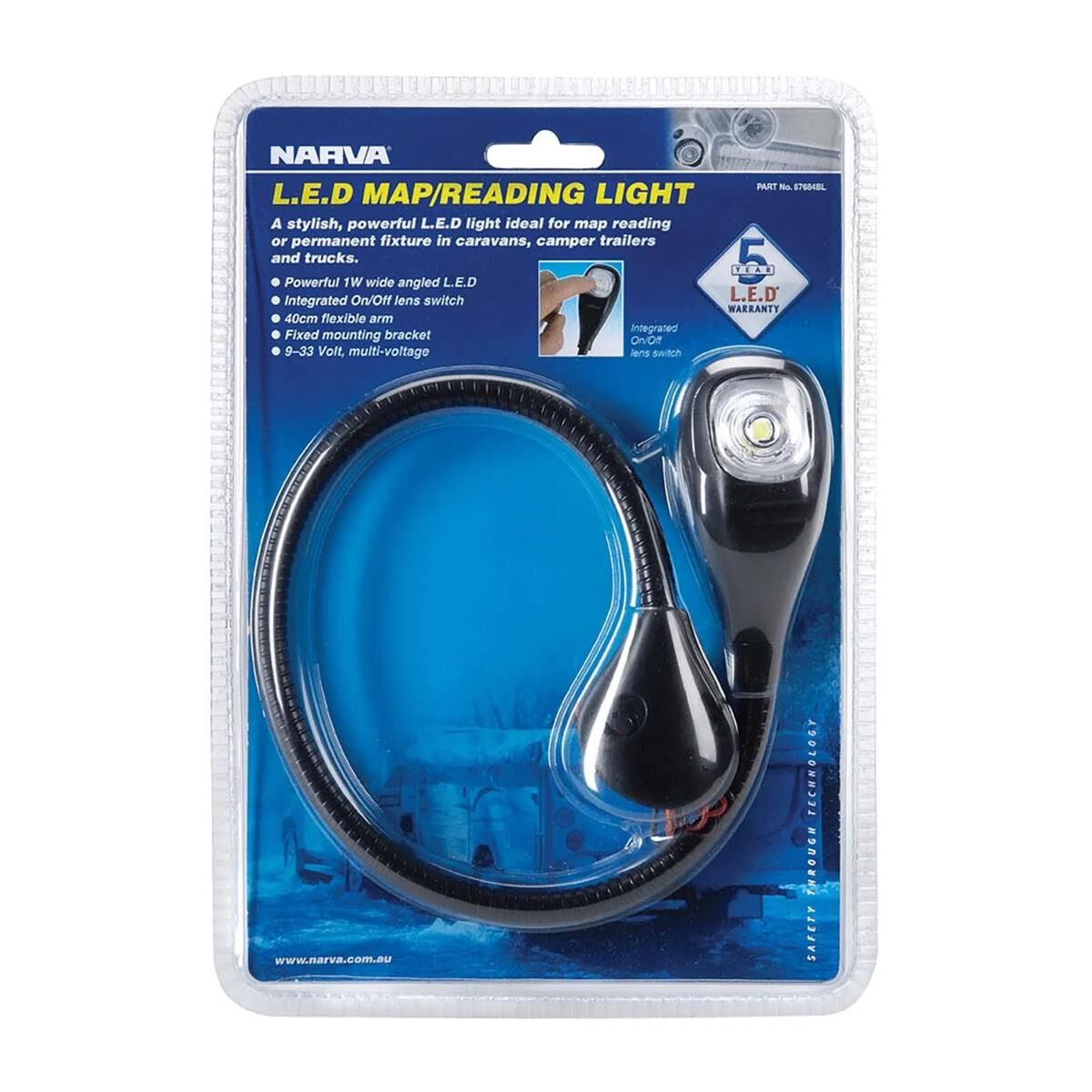 INTERIOR LED READING LIGHT NARVA*, , scaau_hi-res