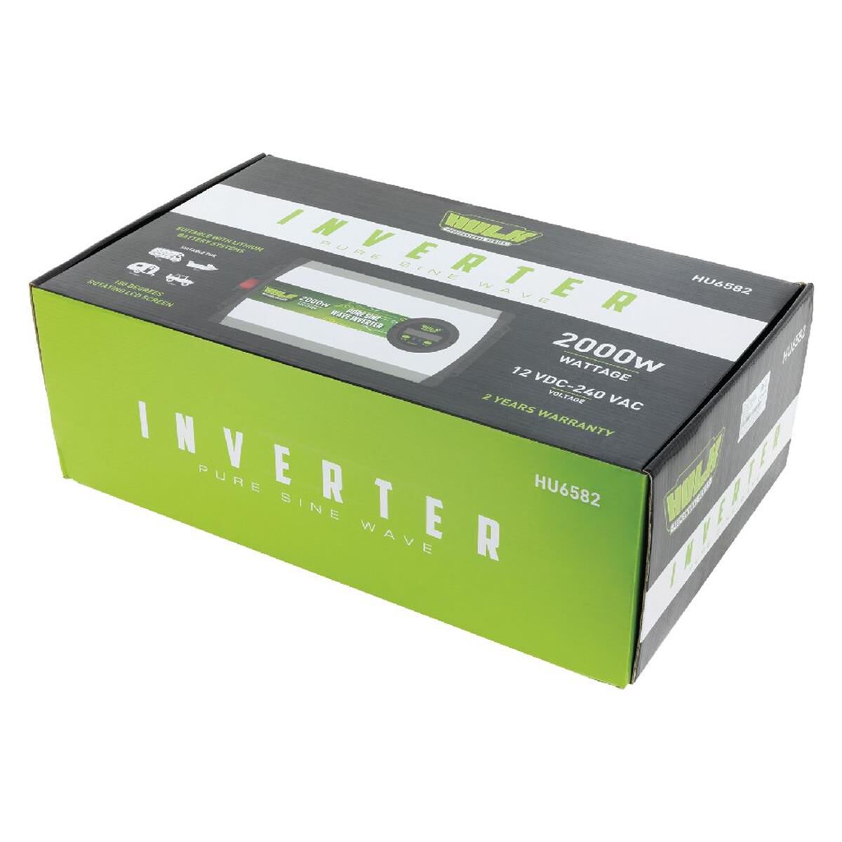 PURE SINE WAVE INVERTER 2,000W 12VDC TO 240VAC TRUE SINE WAVE, , scaau_hi-res