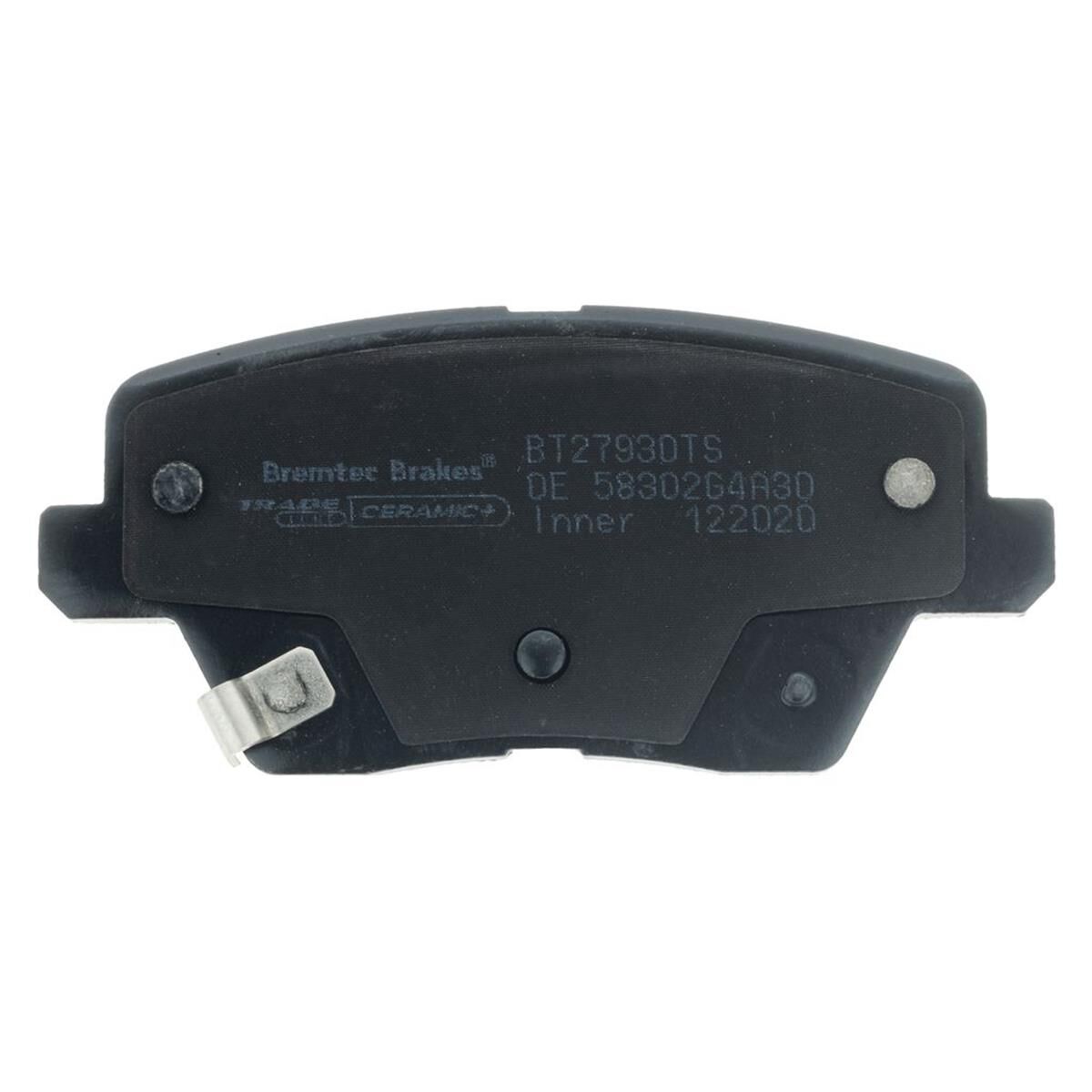 BREMTEC BRAKE PAD SET, , scaau_hi-res