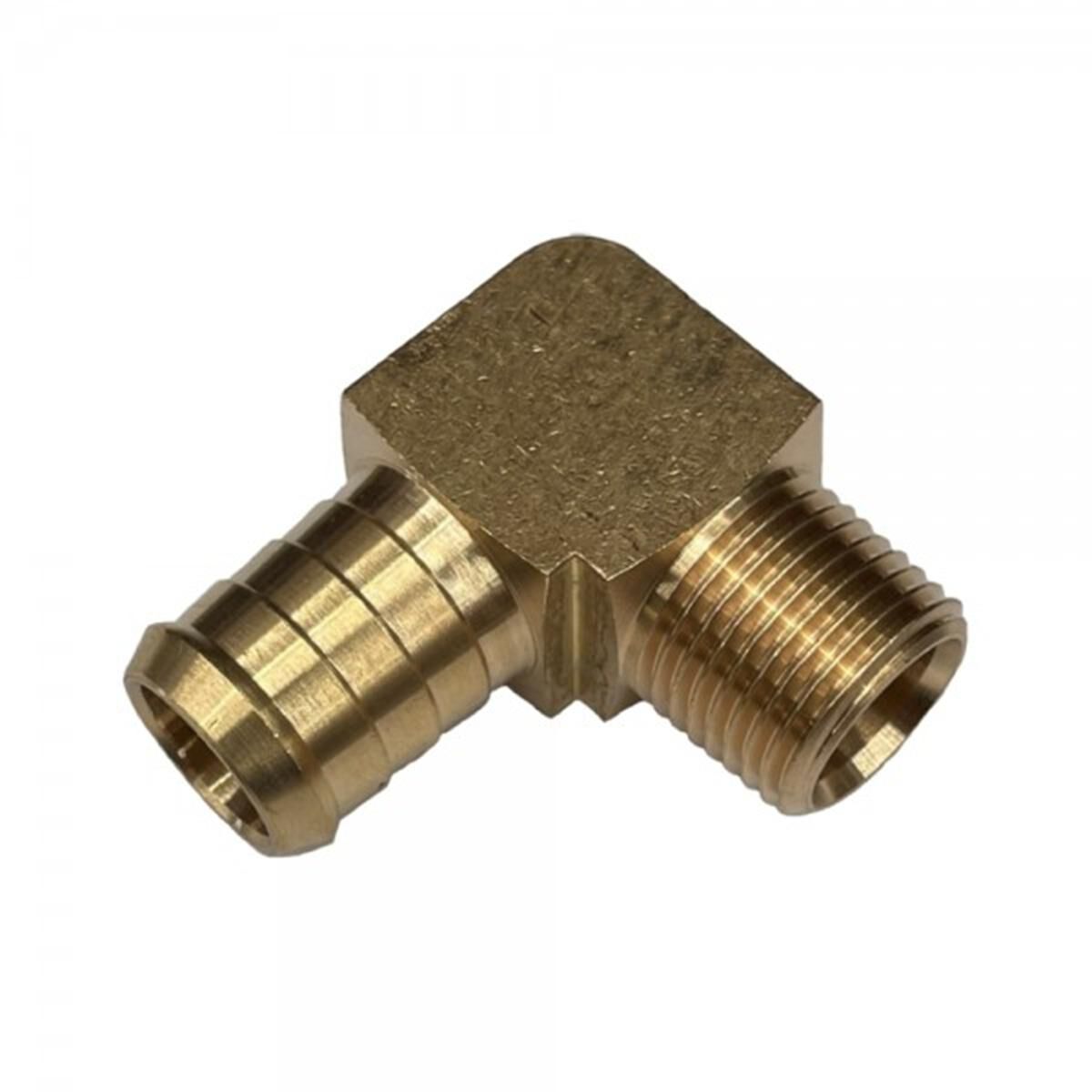 Brass Male Elbow Tail 3/4 Hose 3/4 Npt, , scaau_hi-res