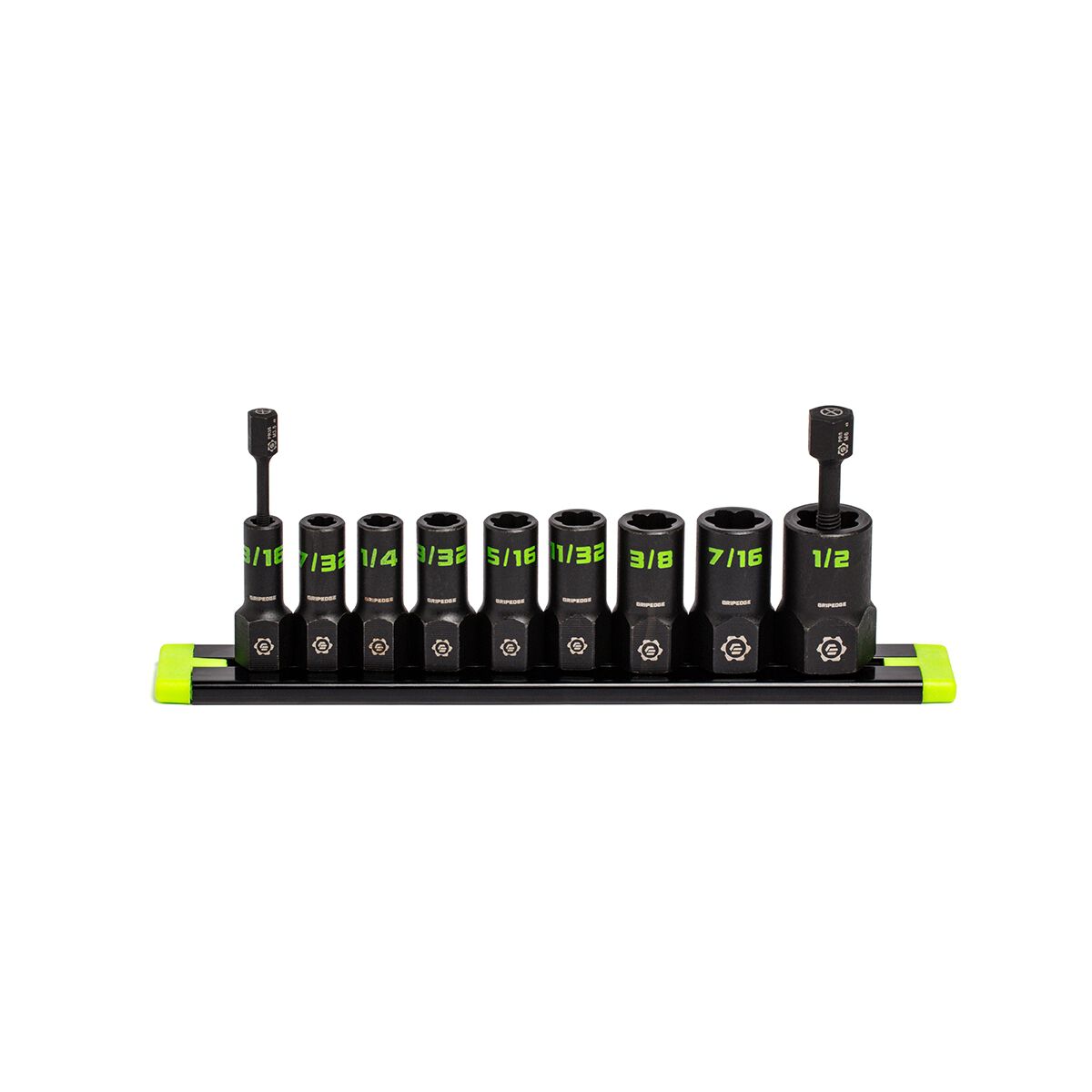 GRIPEDGE 1/4DR SAE SKT EXTRACTOR SET 9PC, , scaau_hi-res