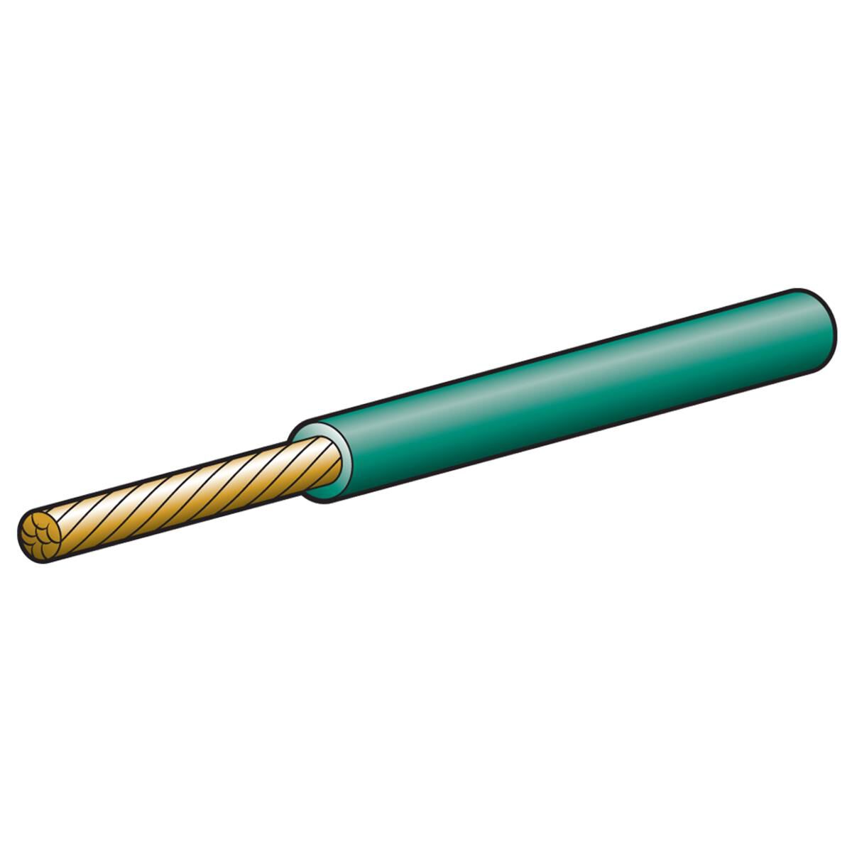 CABLE S/CORE 3MM 10A 30M GREEN, , scaau_hi-res