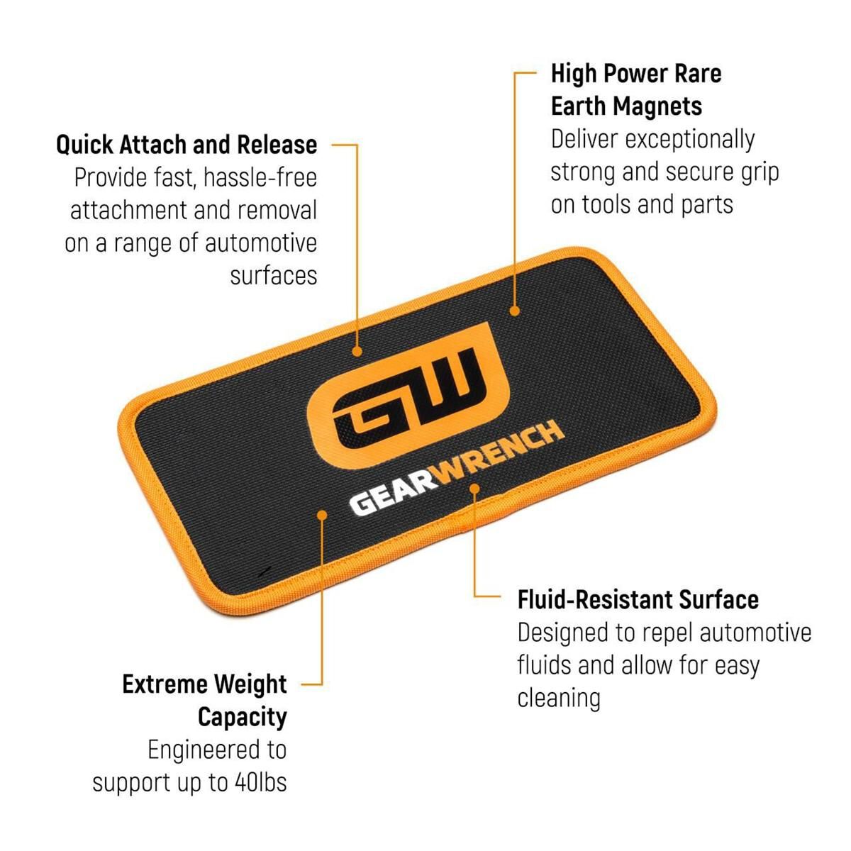 HIGH STRENGTH MAGNETIC TOOL MAT 300MM/12&rdquo; X 150MM/6&rdquo;, , scaau_hi-res