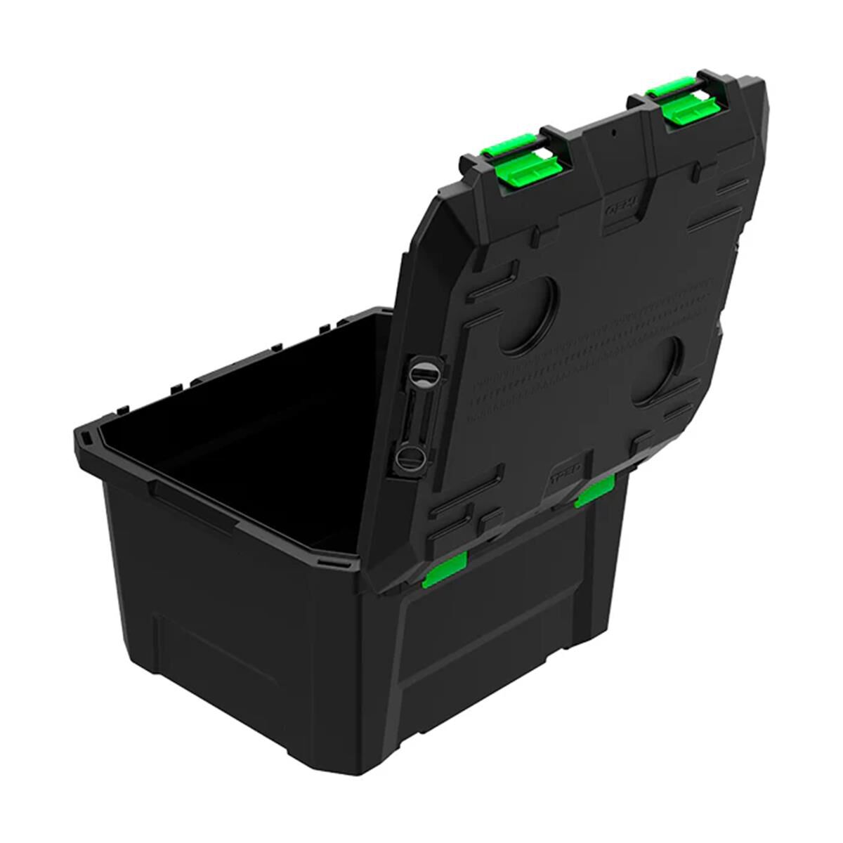TRED GT 50-40 STORAGE BOX 65L- MID - BLACK WITH GREEN, , scaau_hi-res