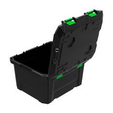 TRED GT 50-40 STORAGE BOX 65L- MID - BLACK WITH GREEN, , scaau_hi-res