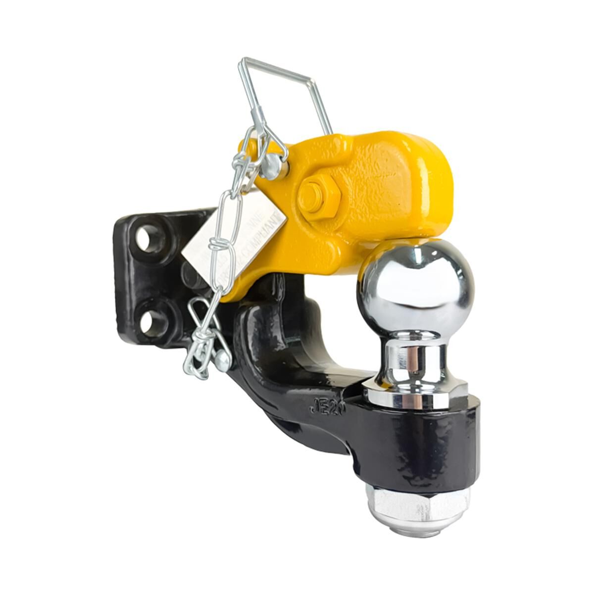 Sunrise Truck Trailer Pintle Hook With 50mm Towball 6T Rated, , scaau_hi-res