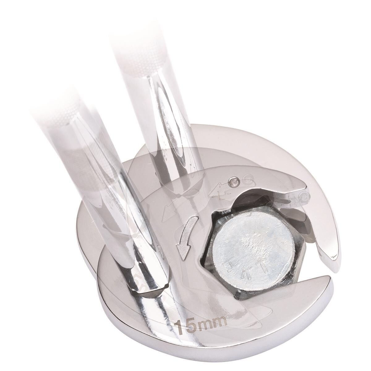 10 PIECE 3/8 DRIVE RATCHETING CROWFOOT METRIC WRENCH SET, , scaau_hi-res