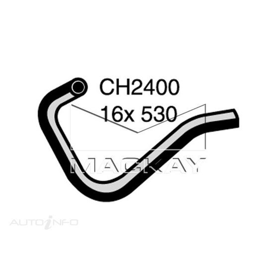Heater Hose VOLVO B234:B230FT     (outer)*, , scaau_hi-res