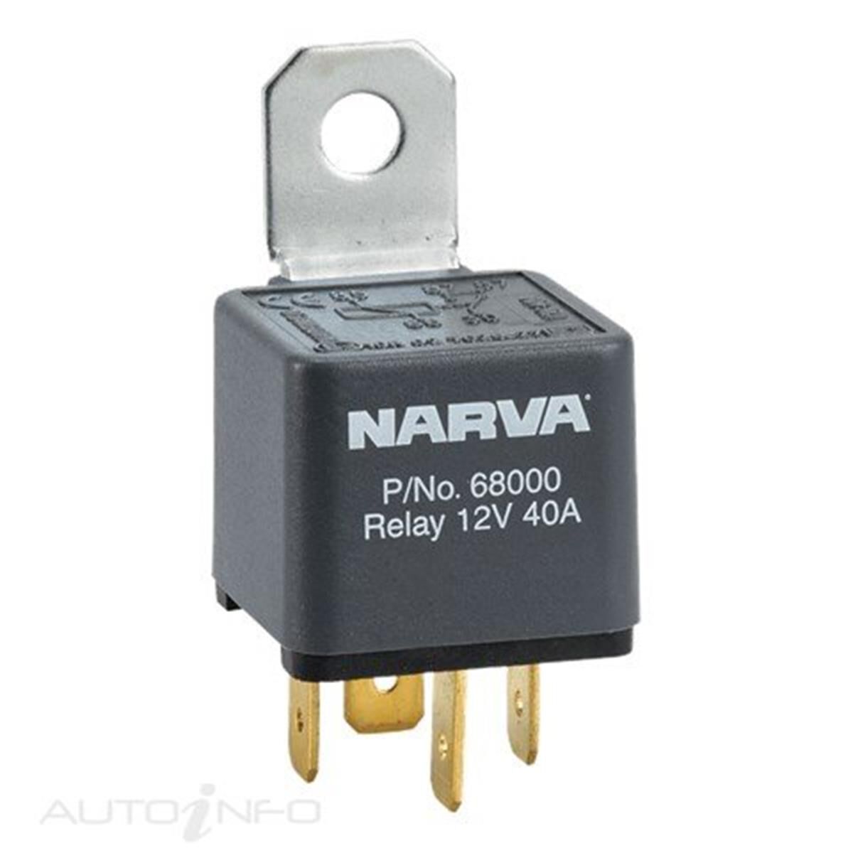 RELAY 12V 4 PIN 40A (R) BL, , scaau_hi-res