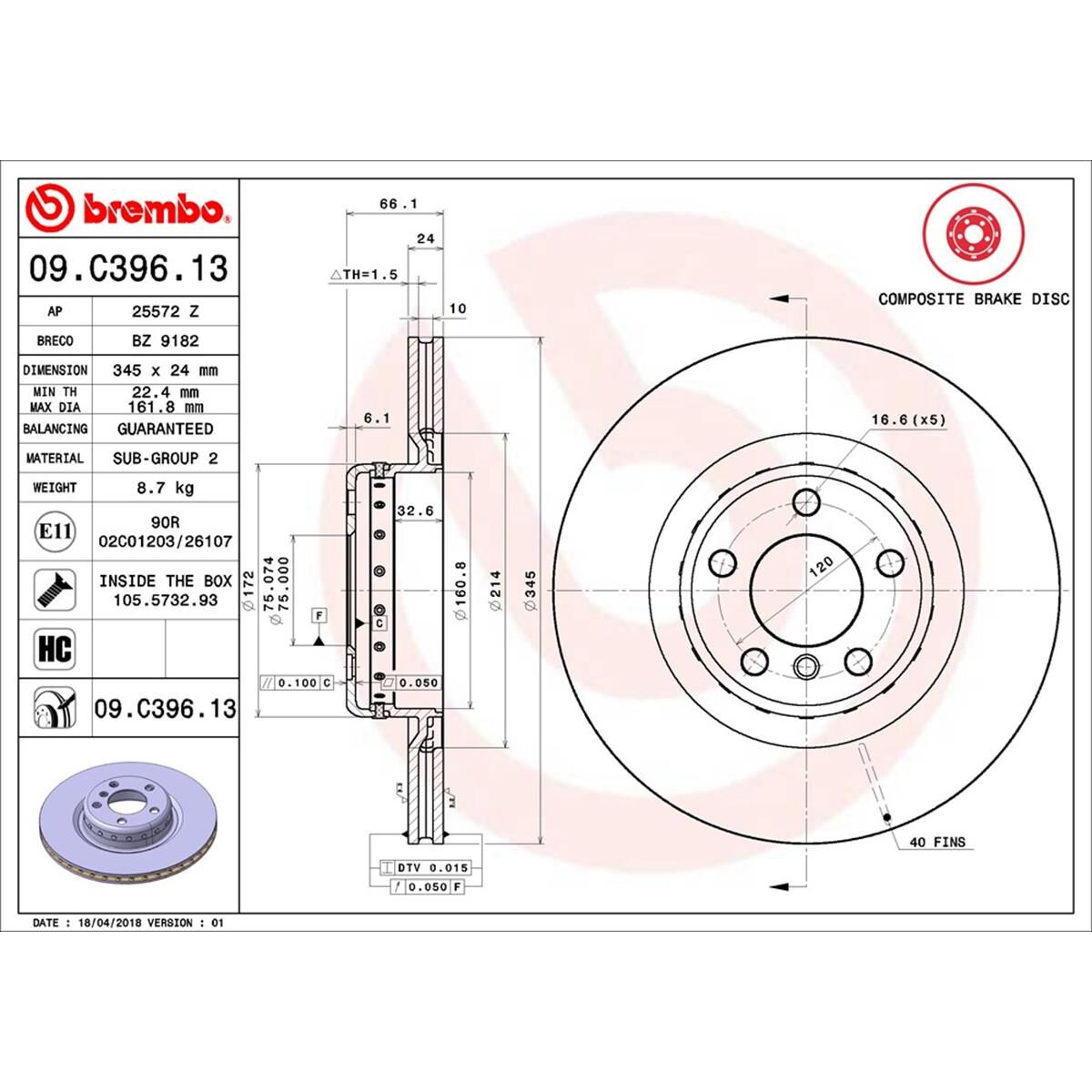 BREMBO DISC ROTOR, , scaau_hi-res