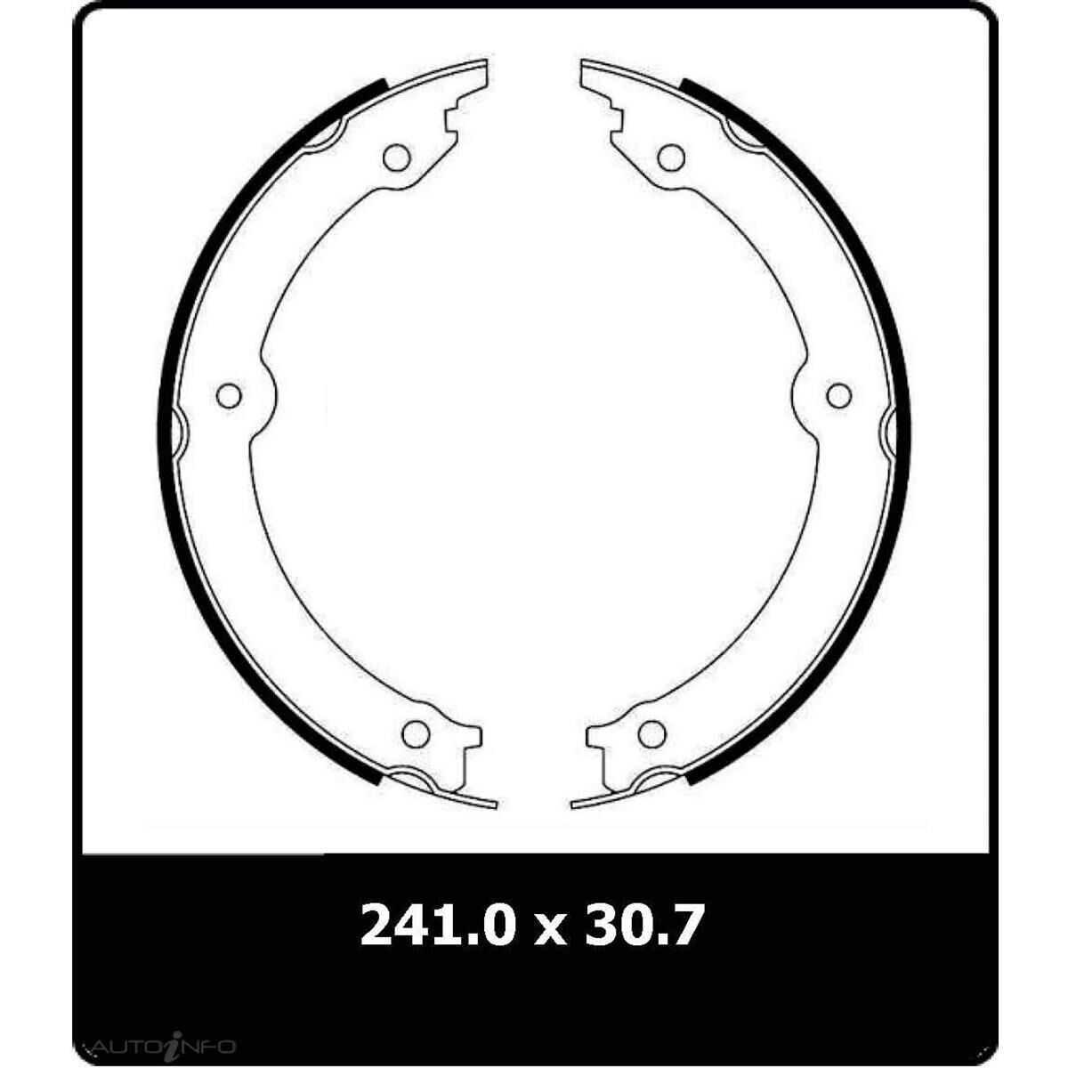 PTX TOYOTA L/CRUISER H/BRAKE SHOE 07 ON, , scaau_hi-res