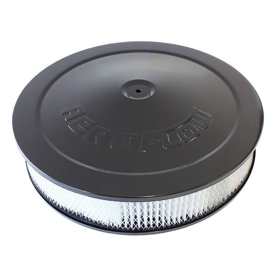 Aeroflow Black Air Filter Assembly with 11/8" Drop base, AF22561280