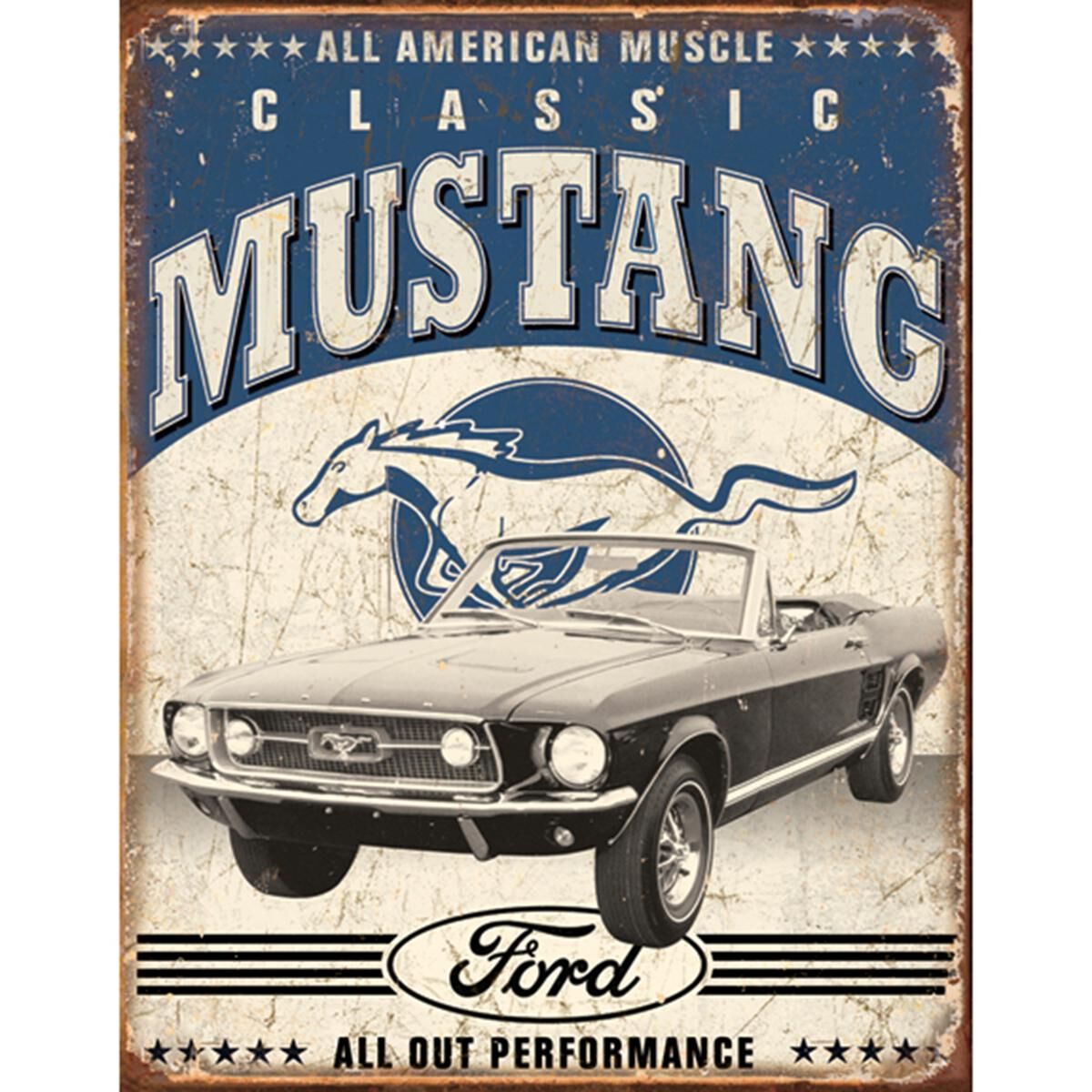 Sign-Classic Mustang, , scaau_hi-res