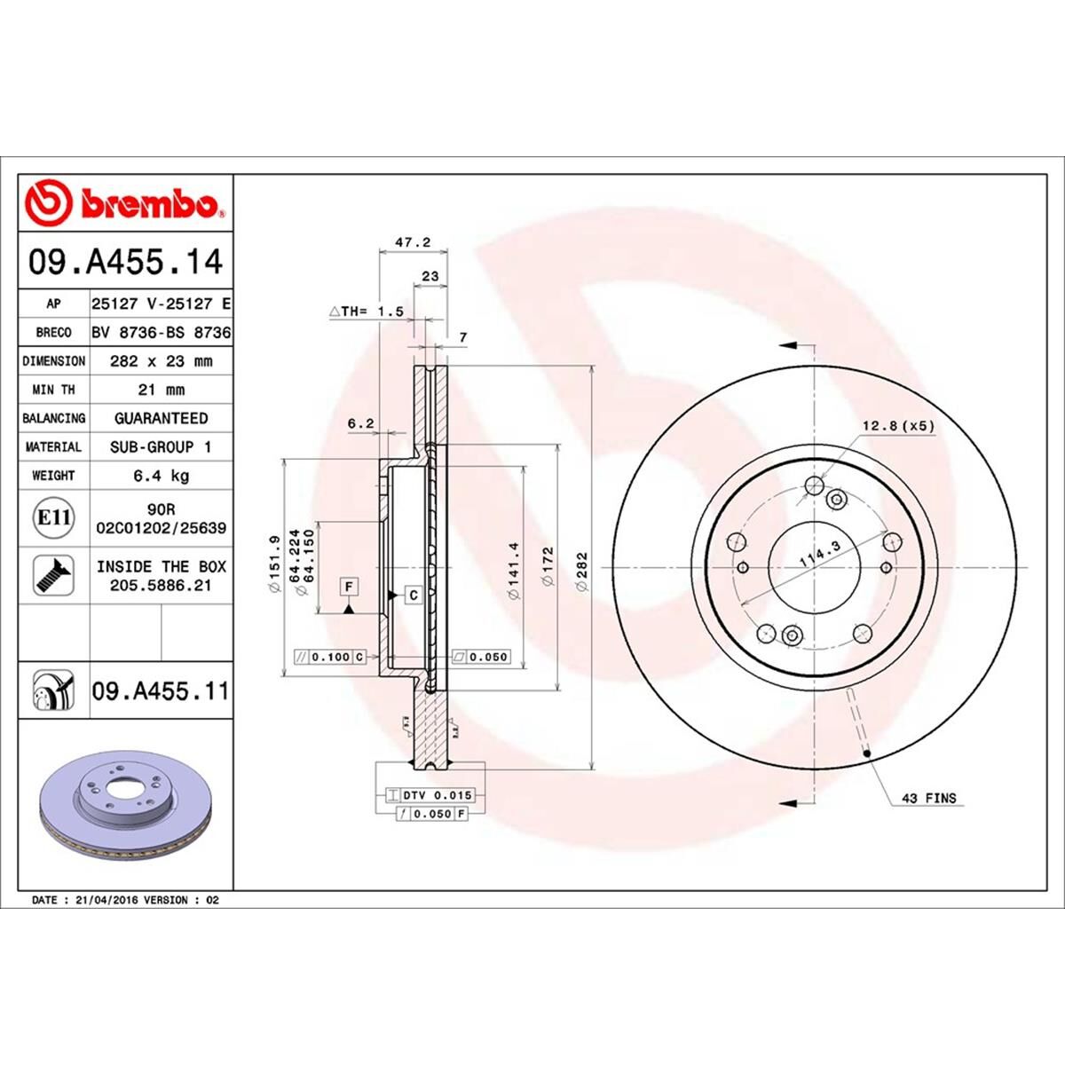 BREMBO DISC ROTOR, , scaau_hi-res