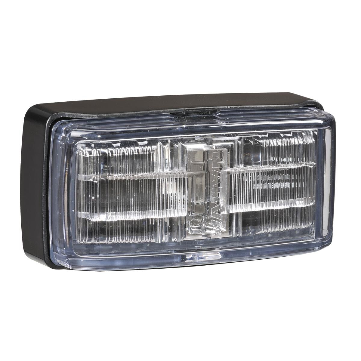 NARVA 9-33V LED SIDE MARKER OR SIDE DIRECTIONAL INDICATOR (RED/AMBER/AMBER) WITH BLACK BASE, CLEAR LENS & 0.5M CABLE, , scaau_hi-res