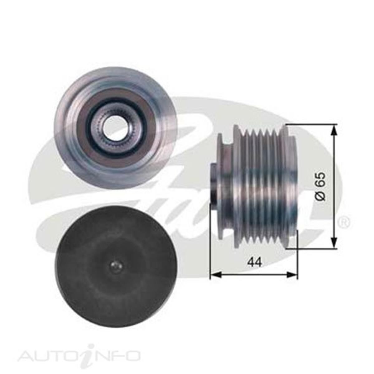 OAP7139 ALT DECOUPLER PULLEY, , scaau_hi-res