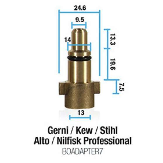 Gerni / Kew / Stihl Alto / Nilfisk Professional Adapter, , scaau_hi-res