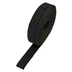 Exhaust Wrap Black 25ft x 1inch, , scaau_hi-res