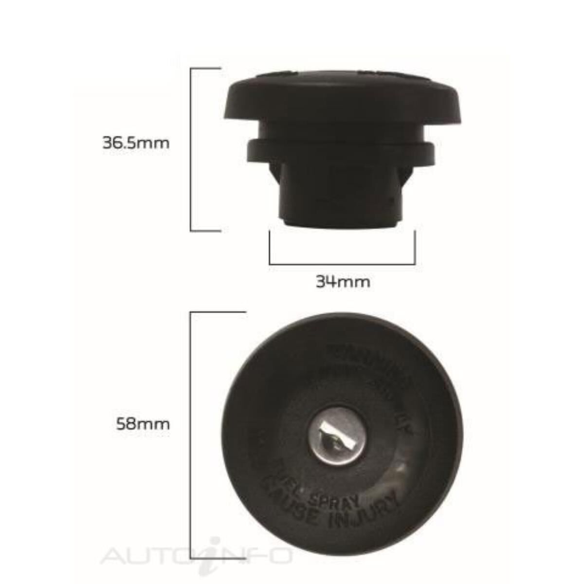 CPC Locking Fuel Cap SL61