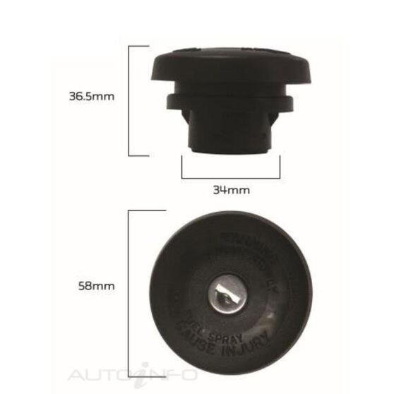 CPC Locking Fuel Cap SL61 Supercheap Auto