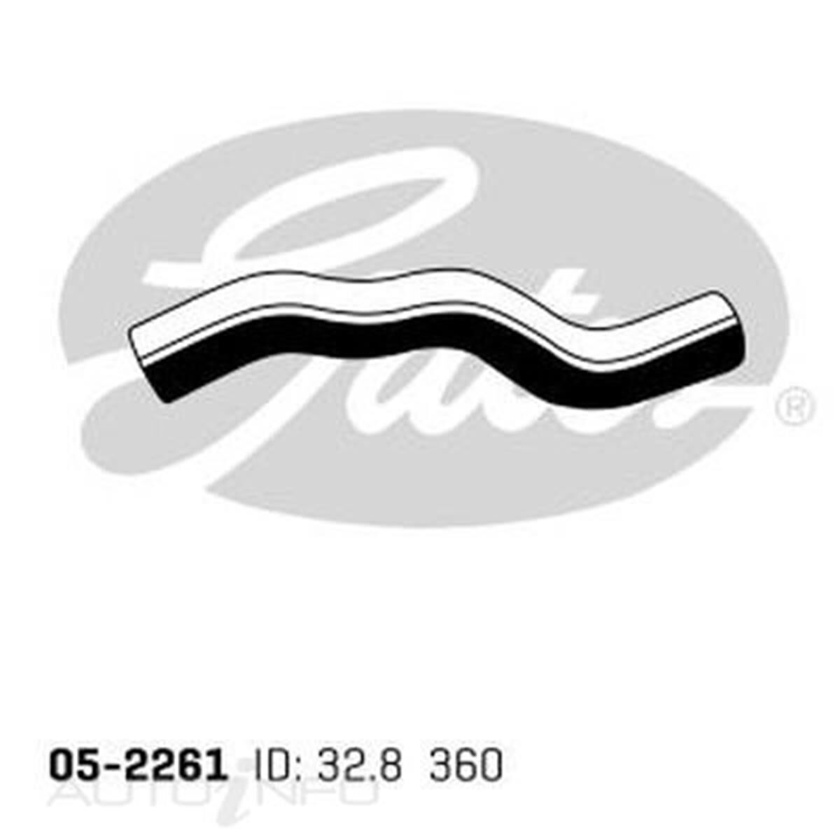 05-2261 GATES RADIATOR HOSE, , scaau_hi-res