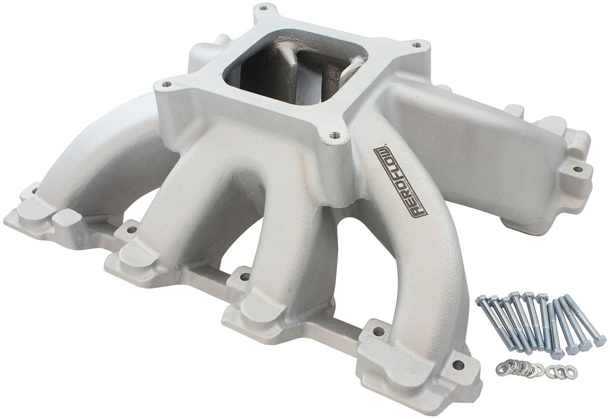 GM LS CARBY HI RISE INTAKE MANIFOLD CATHEDRAL NON EFI LS1LS2 NATURA AEROFLOW- 6040-5000, , scaau_hi-res