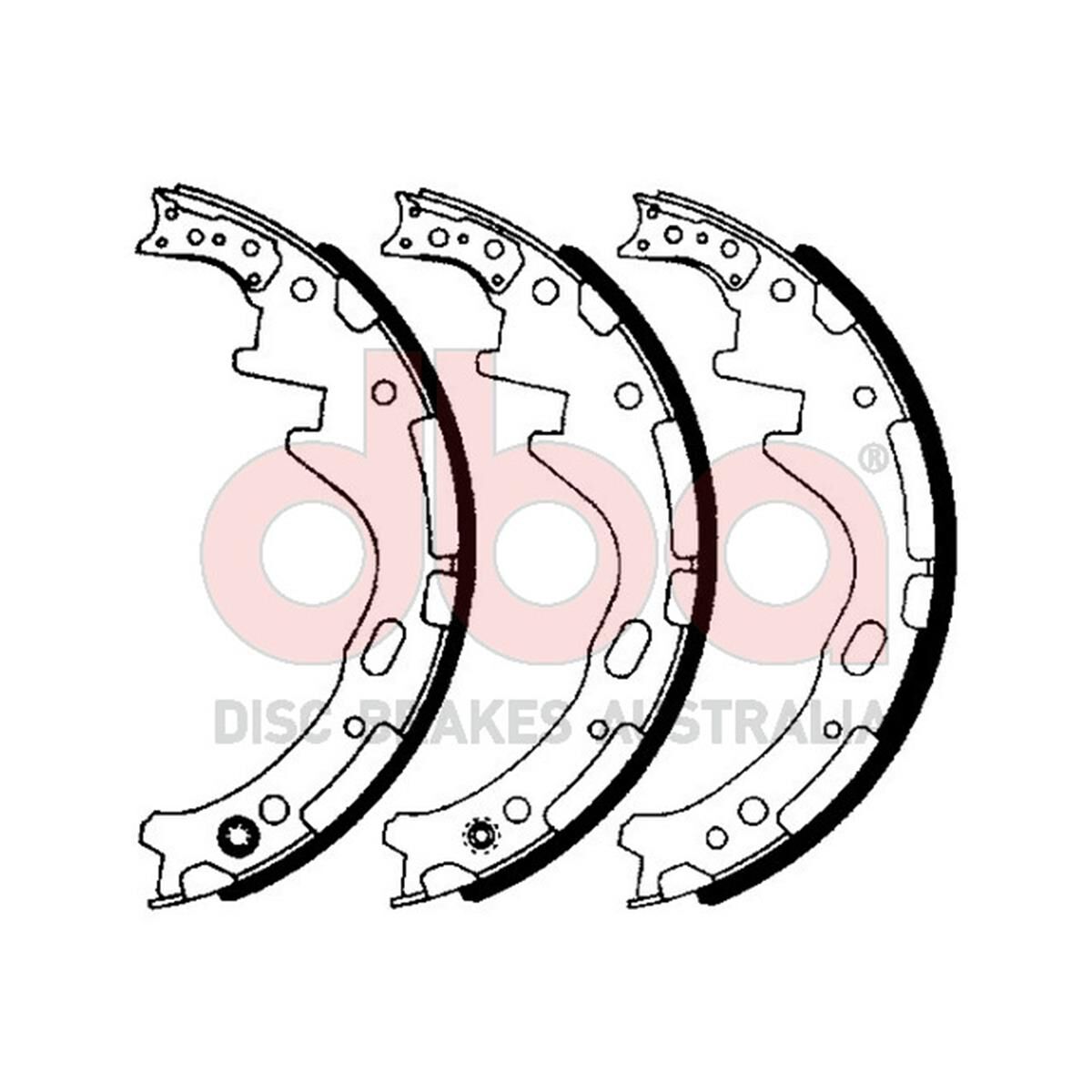 Street Series Brake Shoes [Nissan Navara/Pathfinder 254mm], , scaau_hi-res