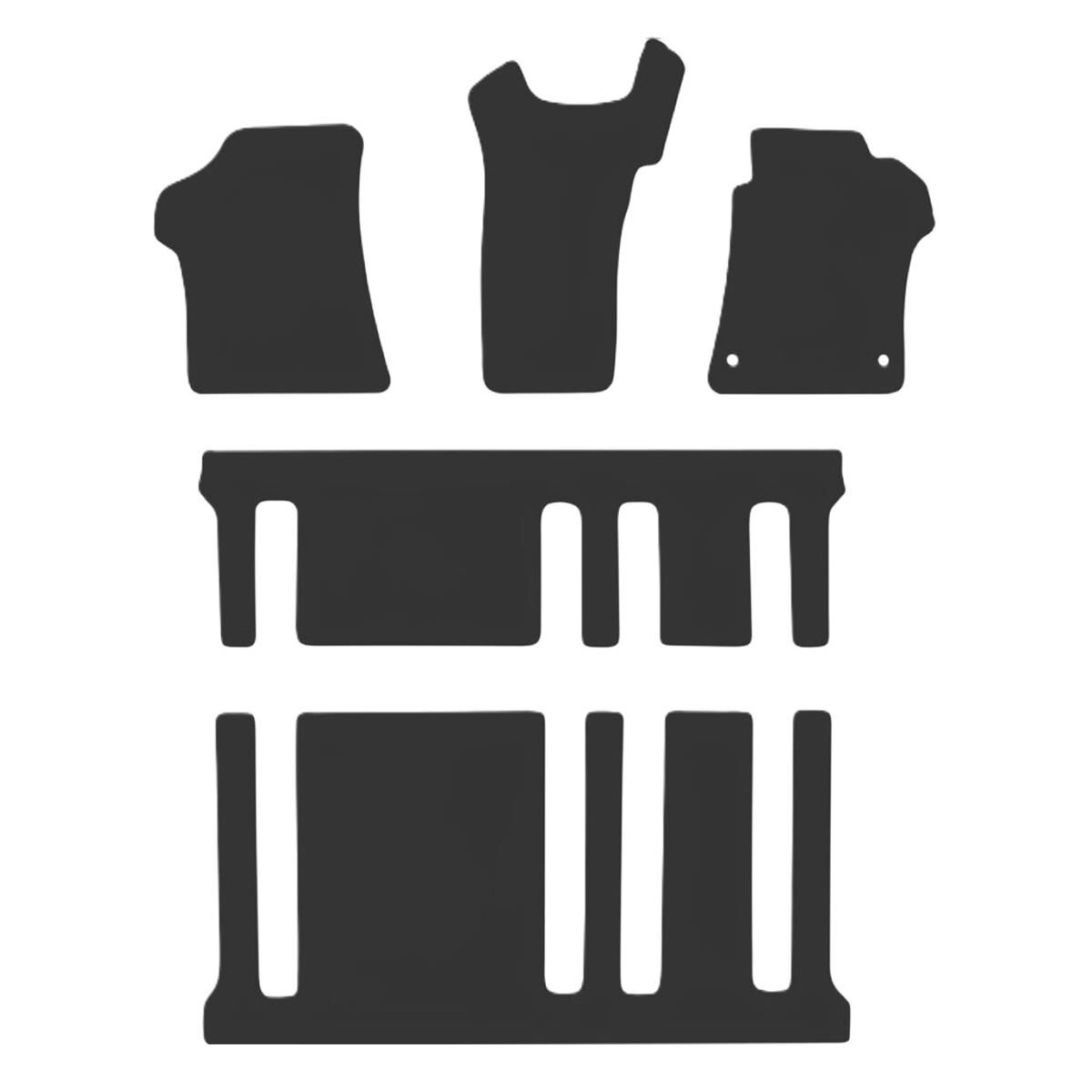 HEAVY DUTY RUBBER CAR MATS FOR HYUNDAI IMAX VAN (8 SEAT) 2009-2021, , scaau_hi-res