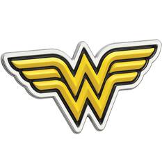 DC WONDER WOMAN 3D CAR EMBLEM (BLACK, YELLOW AND CHROME), , scaau_hi-res