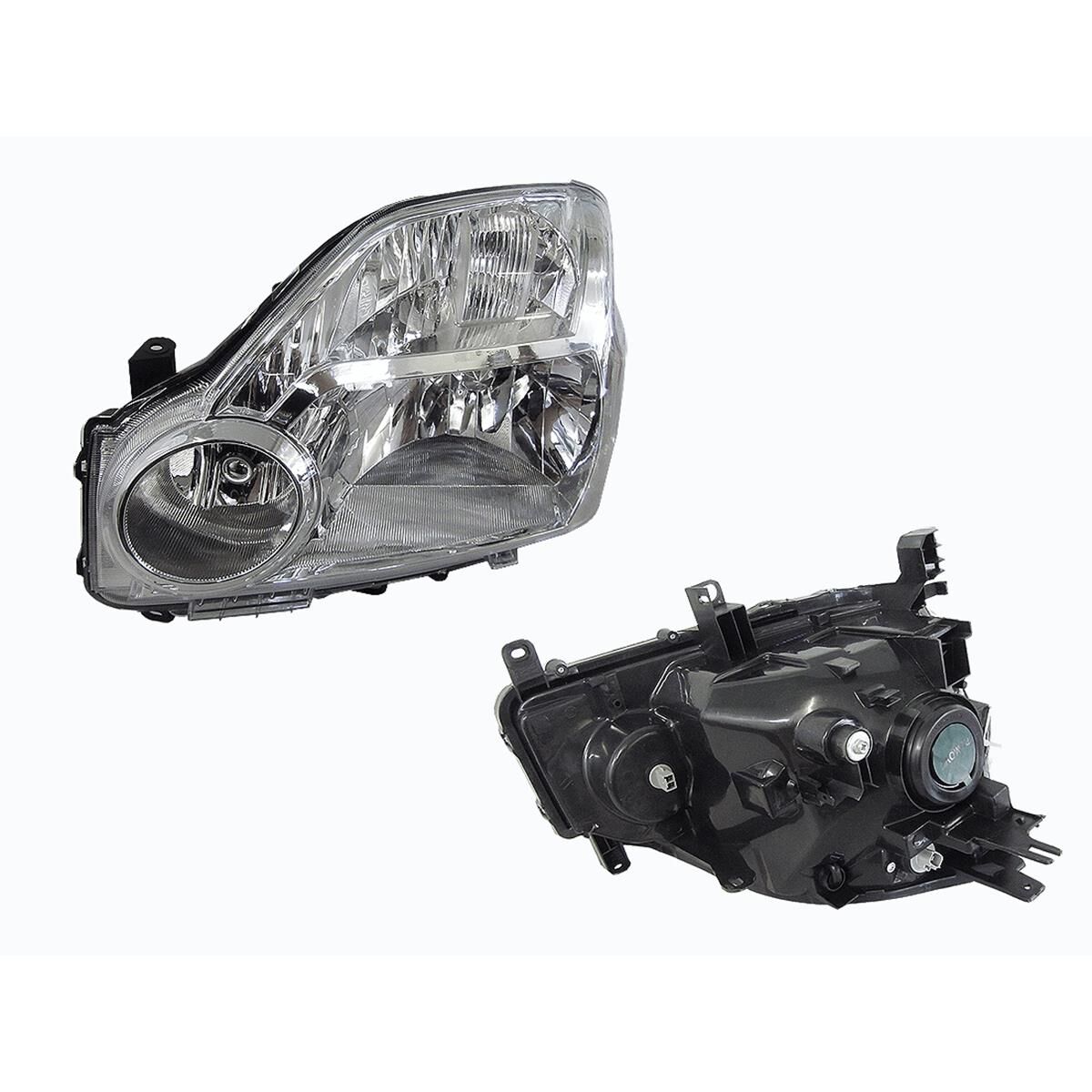 NISSAN X-TRAIL  T31  09/2007 ~ 06/2010  HEADLIGHT  LEFT HAND SIDE  DOES NOT COME WITH THE MOTOR  WILL FIT ON MANUAL HEADLIGHT BUT MUST HAVE MOTOR FITTED.  OTHERWISE THE INTERNAL REFLECTOR WILL MOVE AROUND CAUSING KNOCKING NOISE., , scaau_hi-res