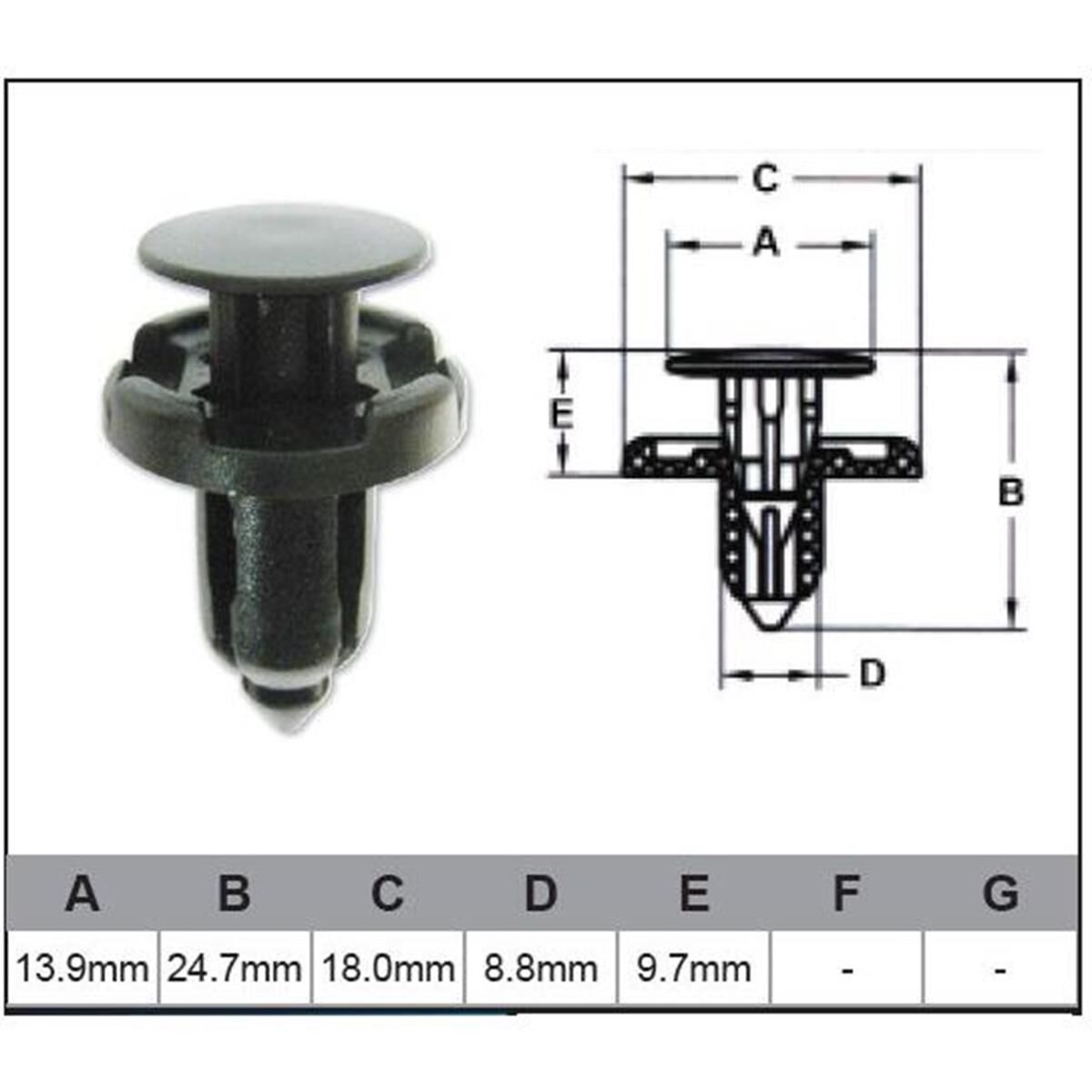 PKT 10 AUTOMOTIVE FASTENER, , scaau_hi-res
