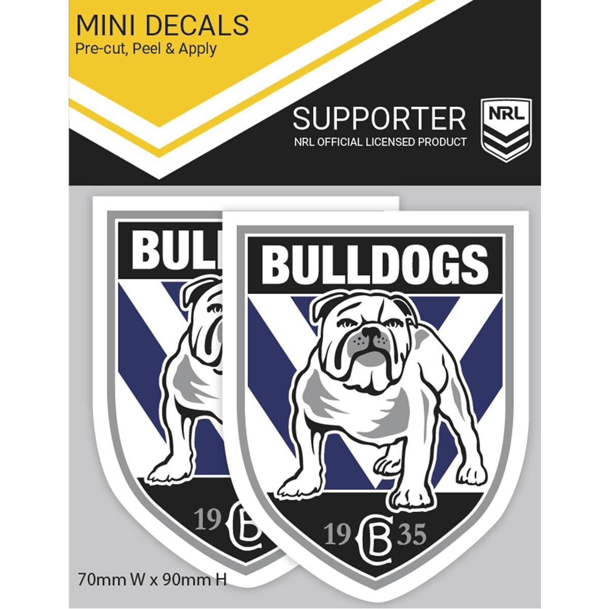BULLDOGS ITAG MINI DECAL, , scaau_hi-res