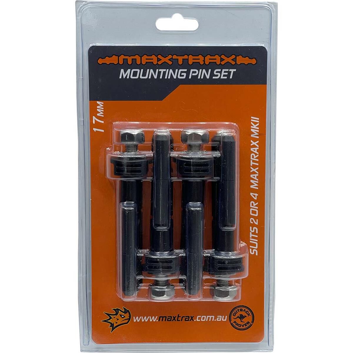 MAXTRAX MOUNTING PIN SET - MKII (17MM), , scaau_hi-res