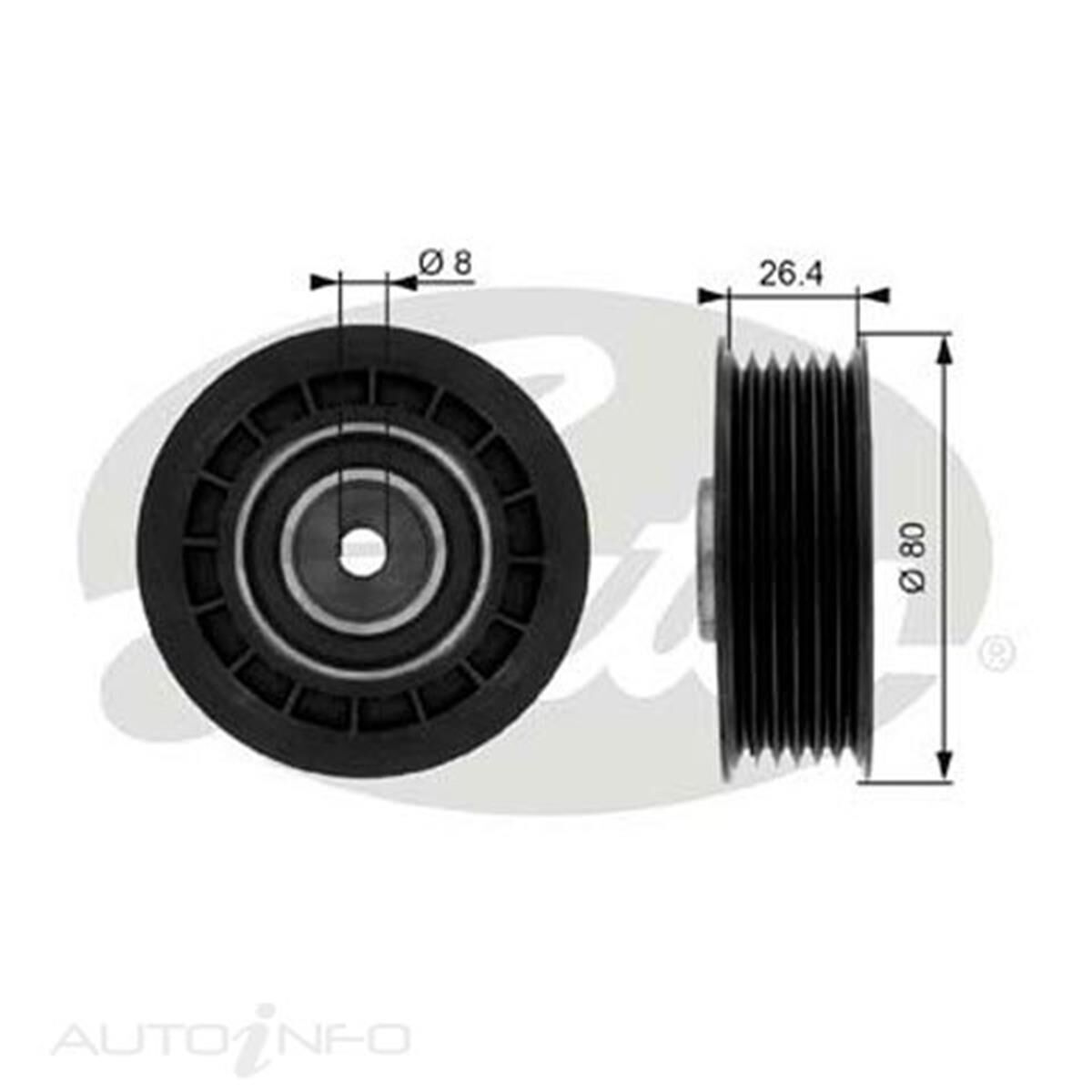 36038 DRIVEALIGN IDLER PULLEY, , scaau_hi-res