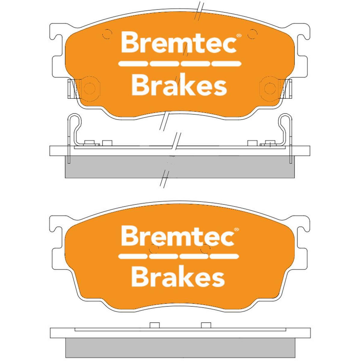 TRADE-LINE BRAKE PADS SET, , scaau_hi-res