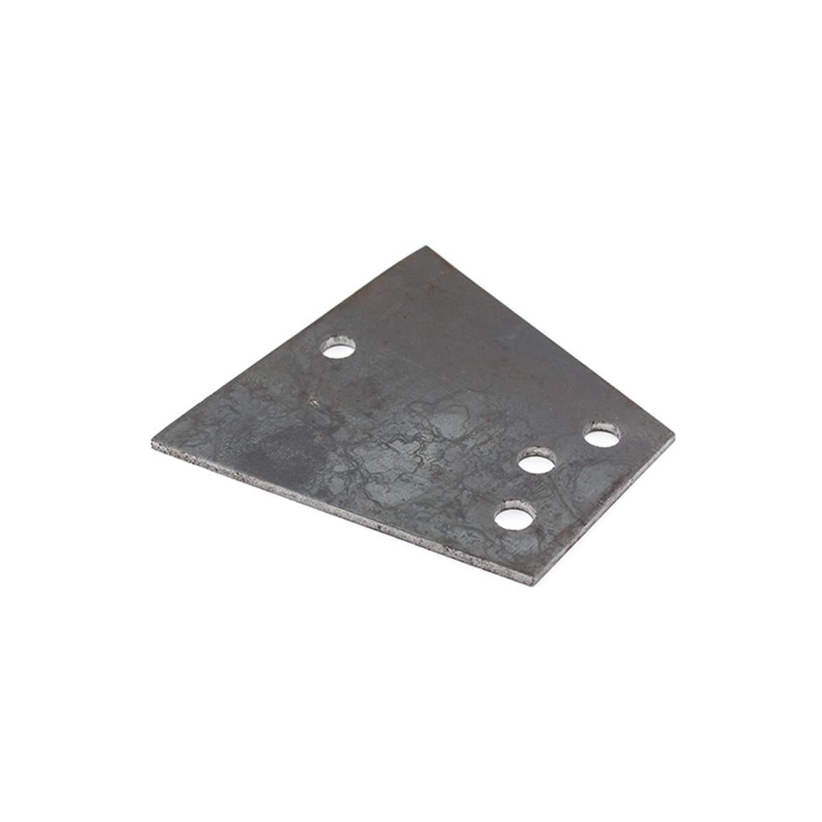 Sunrise 2/3 Hole Universal Coupling Hitch Plate Triangular 6mm, , scaau_hi-res