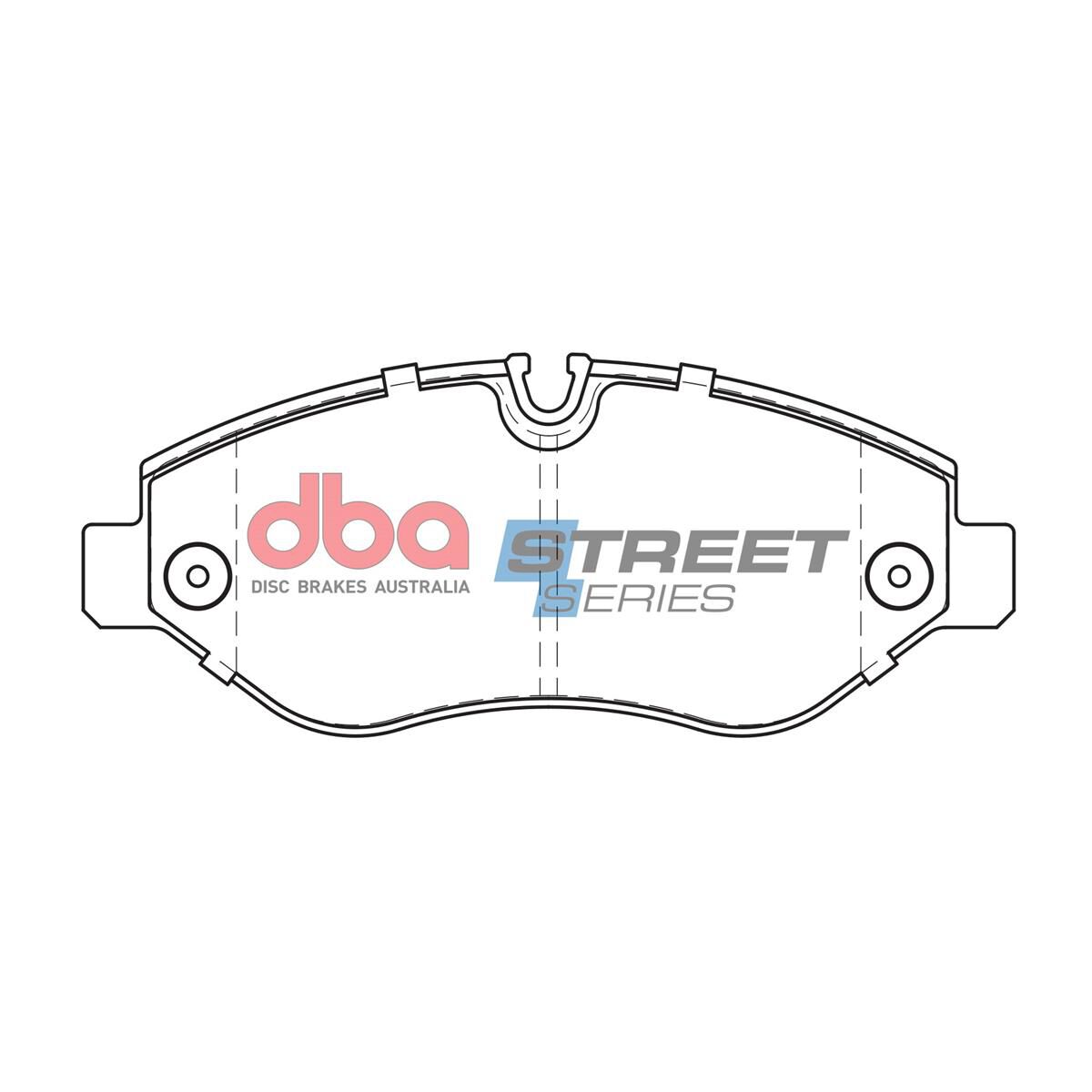 DBA SS STREET SERIES BRAKE PADS [ Dodge/Iveco/Mercedes & VW 2006-2014 F ], , scaau_hi-res