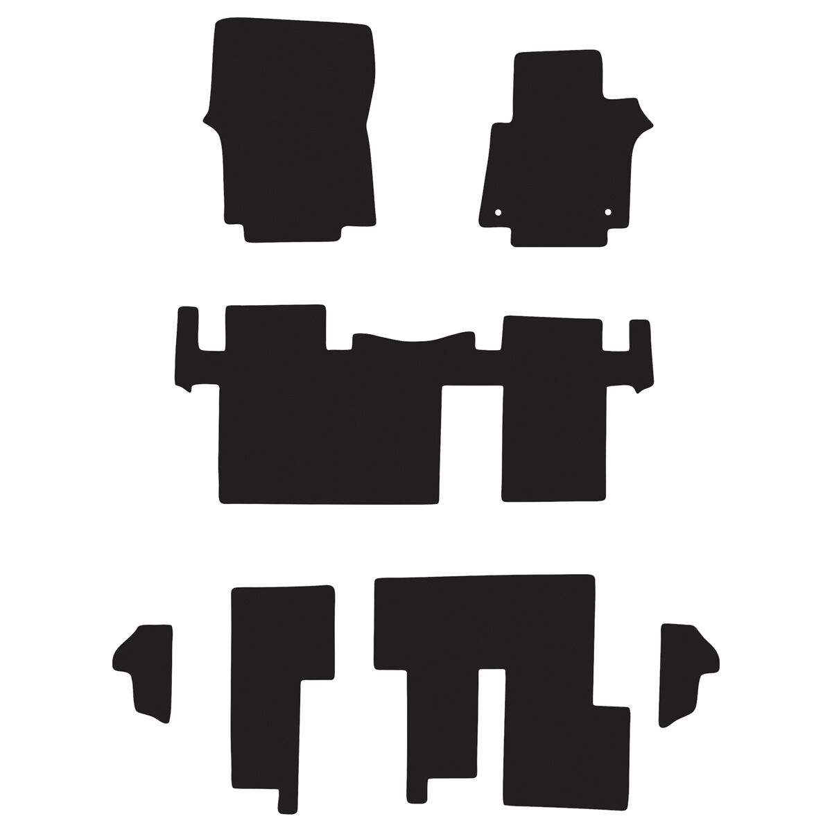 EXECUTIVE RUBBER CAR MATS FOR HYUNDAI STARIA (8 SEATS) 2021 ONWARDS, , scaau_hi-res